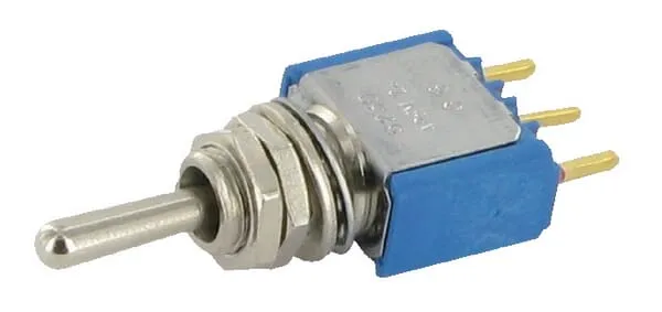 Spínač ON-OFF-ON 1-pol. print