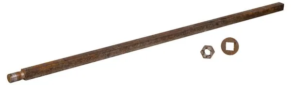 Osa kotoučové brány, 40 x 40 L-2500 mm