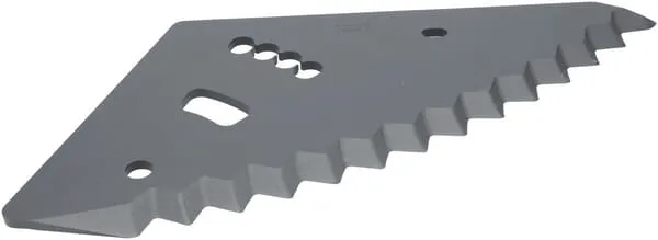 Nůž mísiče krmiva, zónově kalený