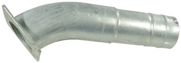 Oblouk 45° + příruba + Vývodka/hubice 5"