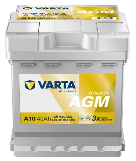 Baterie 12V 40Ah 420A A10 VARTA Dynamic AGM