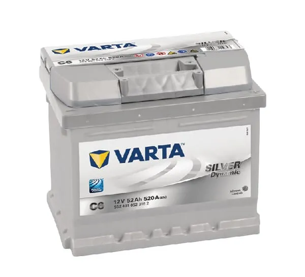 Baterie 12 V 52 Ah 520 A Silver Dynamic 552401052 VARTA