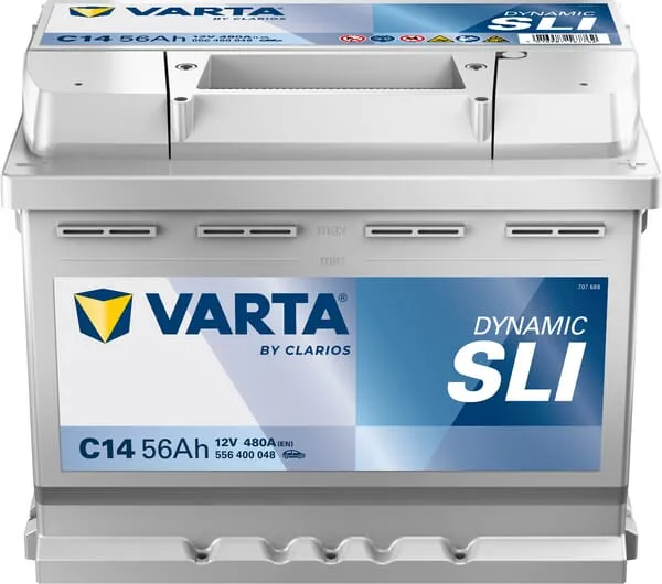 Baterie 12V 56Ah 480A C14 VARTA Dynamic SLI
