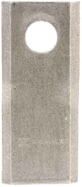 Nůž rotační sekačky rotace vlevo 107 x 45 x 4 mm; otvor Ø 18,25 mm; vhodný pro Kuhn / John Deere / New Holland; 25 ks/bal.