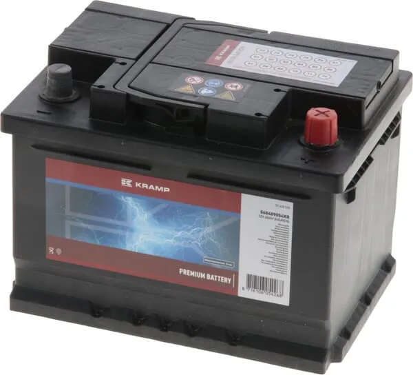 Baterie 12 V 62 Ah 540 A Kramp