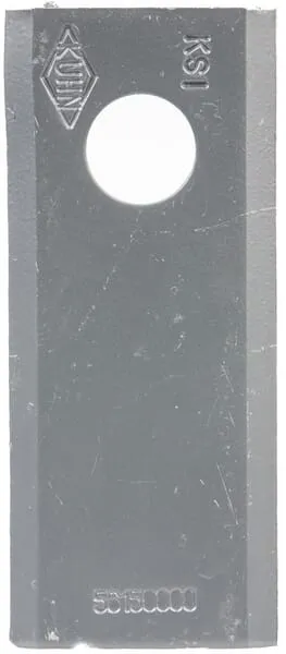 Nůž rotační sekačky rotace vlevo / vpravo 94 x 40 x 3 mm; otvor Ø 16,25 mm; vhodný pro Kuhn / New Holland; 25 ks/bal.