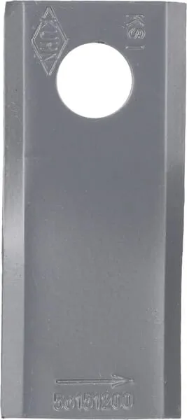 Nůž rotační sekačky rotace vlevo 93 x 40 x 3 mm; otvor Ø 16,25 mm; vhodný pro Kuhn; 25 ks/bal.