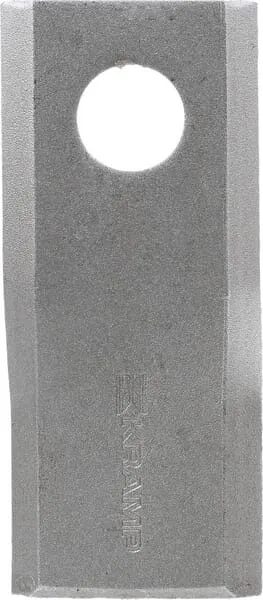 Nůž rotační sekačky rotace vpravo 93 x 40 x 3 mm; otvor Ø 16,25 mm; vhodný pro Kuhn / John Deere / New Holland; 25 ks/bal.