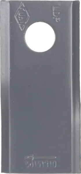 Nůž rotační sekačky rotace vpravo 95 x 45 x 3,5 mm; otvor Ø 16,25 mm; vhodný pro Kuhn; 25 ks/bal.