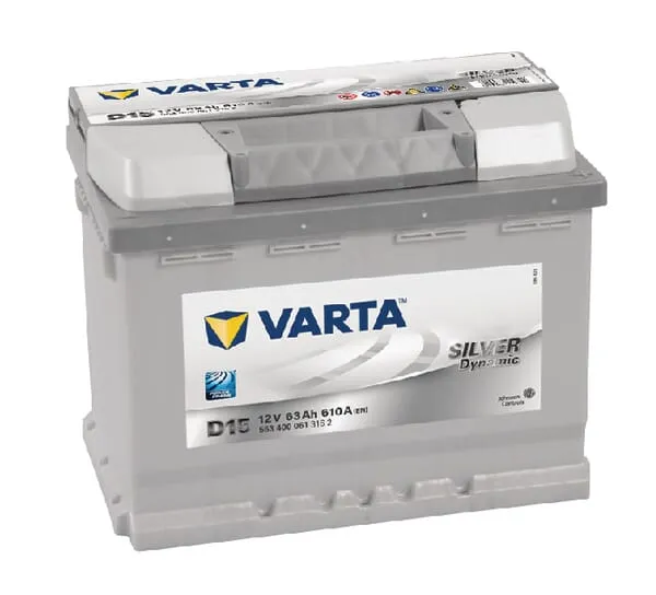 Baterie 12 V 63 Ah 610 A Silver Dynamic 563400061 VARTA