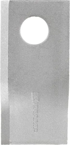 Nůž rotační sekačky rotace vlevo 100 x 48 x 3 mm; otvor Ø 19 mm; vhodný pro Pöttinger / Niemeyer; 25 ks/bal.