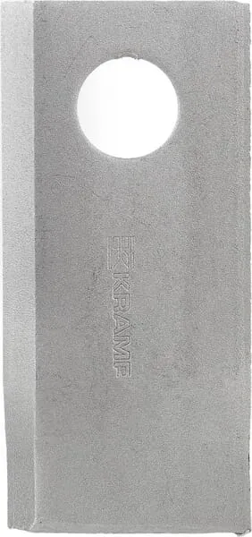 Nůž rotační sekačky rotace vpravo 102 x 48 x 4 mm; otvor Ø 19 mm; vhodný pro Niemeyer; 25 ks/bal.