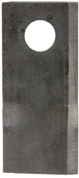 Nůž rotační sekačky rotace vpravo 107 x 48 x 4 mm; otvor Ø 19 mm; vhodný pro Niemeyer