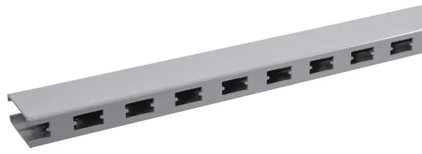 Sloupek 240 cm, šedý hliník