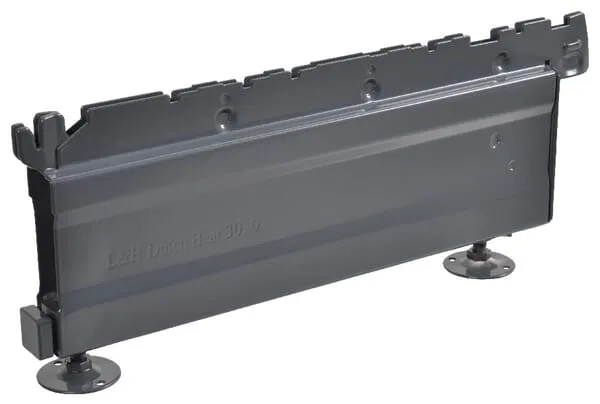 Patka nízká 37x16 cm, tmavě šedá