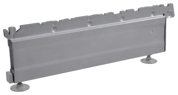 Patka nízká 47x16 cm, šedý hliník