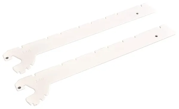 Konzola 37cm (2 ks) krémově bílá