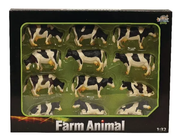 571929 Sada černobílých krav