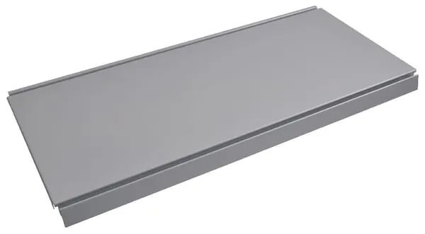 Policové dno 30x66,5 cm,šedý hliník