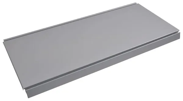 Policové dno 47x66,5 cm, šedý hliník
