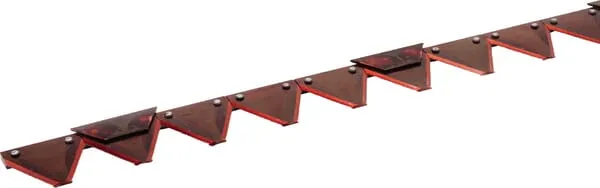 Žací kosa dole ozubená