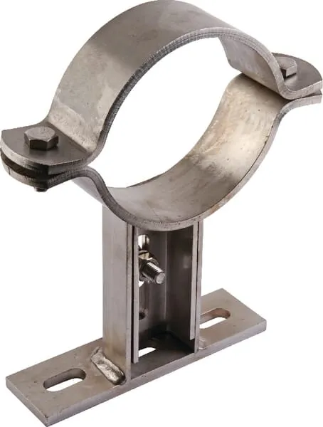 Nástěnná spona 125mm RVS