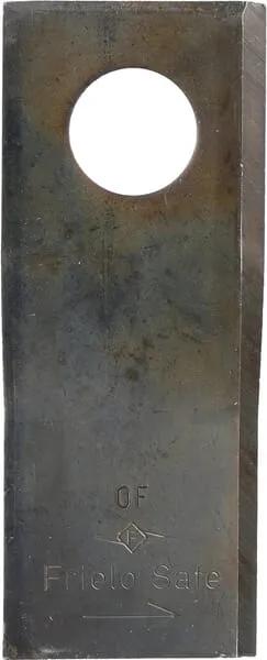 Nůž rotační sekačky rotace vlevo 100 x 40 x 3 mm; otvor Ø 19 mm; vhodný pro B.C.S.; 25 ks/bal.