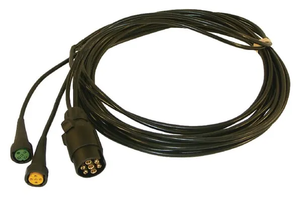 Adaptační kabel pro 7pólový konektor a dvě zásuvky Aspöck _