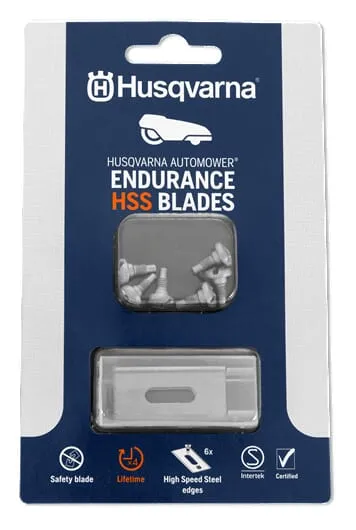 Čepele Endurance HSS 6x blistr, Husqvarna