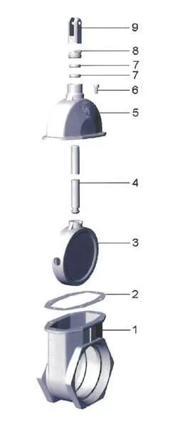 Originální náhradní díly MZ pro závitová šoupátka 6"