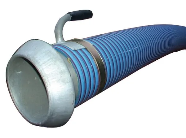 PVC Sací a tlakové hadice modrá/červená 6" - Kompletní smontované KKV Perrot a sacím košem