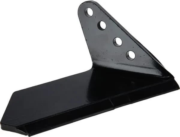 Křídlová radlice široká, pravá, 4 otvory, karbidové desky