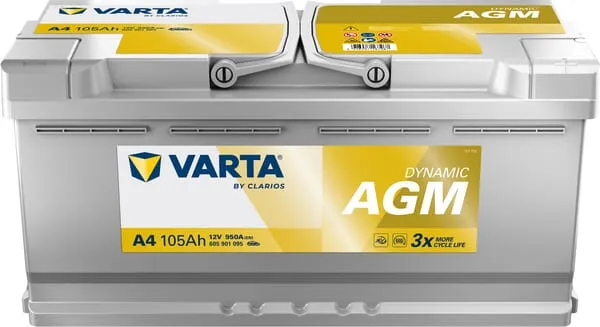 Baterie 12V 105Ah 950A A4 VARTA Dynamic AGM