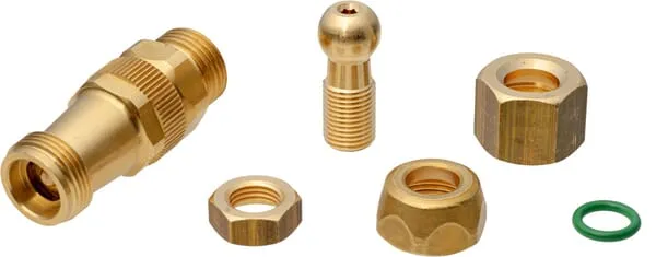 Mosazné držáky trysek M60 s 1 připojením, Braglia