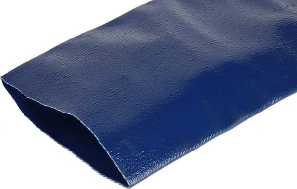 Tlakové hadice z PVC, naplocho navinutelné, modré