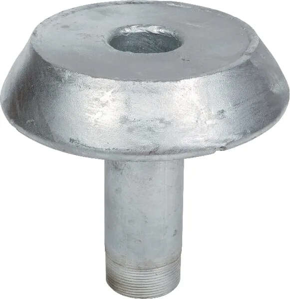 Spojka, vnější 6" - 2" vnější závit, vhodné pro Perrot, Kramp