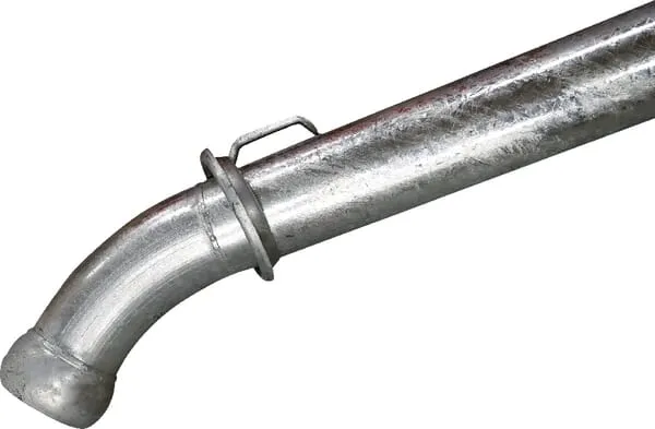 Sací trubka s 45° oblouk a vnitřní spojovací Italský systém