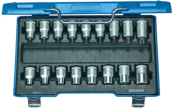 19ITX Sada nástrčných klíčů - torx 1/2"