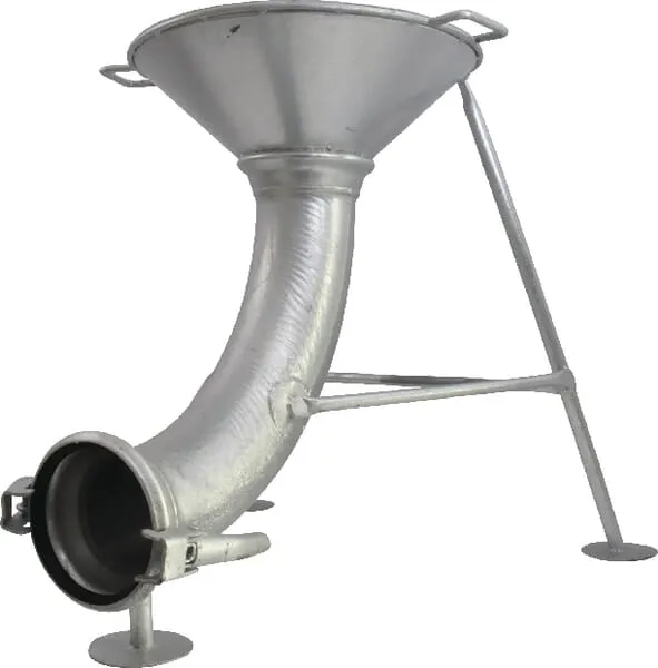 Nálevka s 90° spojkou