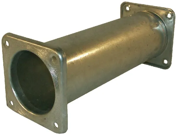 Ocelová trubka s oboustrannou čtyřhrannou přírubou