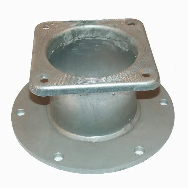 6" adaptér, 4-hr/ 6 otvorů kulatá příruba