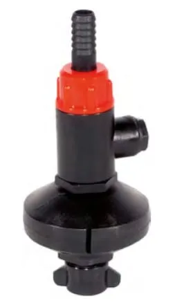 Tryska na oplachování nádrží, d.4, 13 mm koncovka hadice, černá