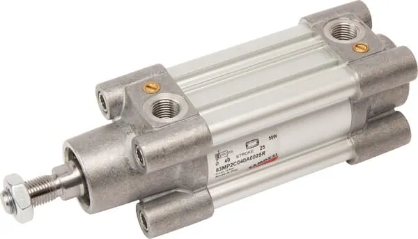 Hotově montované válce dvojčinné, bez upevnění, typ 63 ø40mm