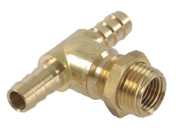 Koncovka držáku trysek pro montáž na hadici, jednoduchá, s pojistkou proti úkapu, připojení na bajonet