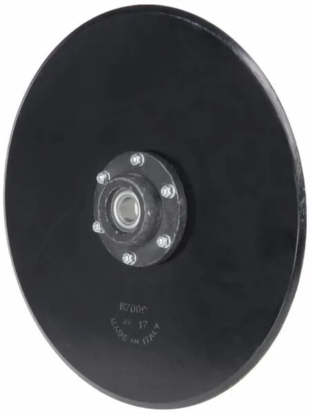 Koltrový disk na hnojivo, namontovaný