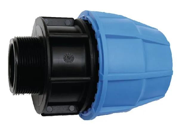 Polyetylenová spojka PE x vnější závit Supreme S16
