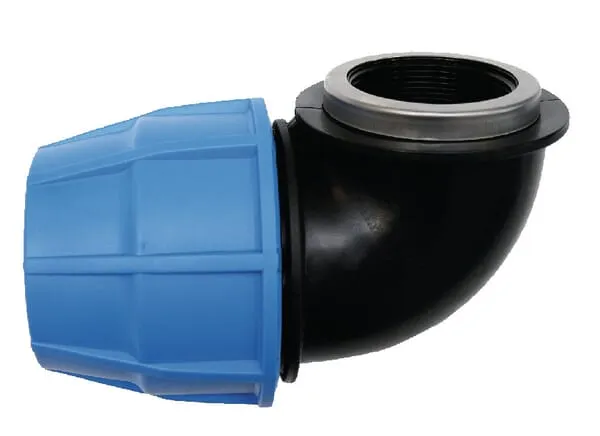 Polyetylenové úhlové spojky PE x vnitřní závit Supreme S16