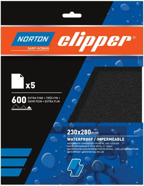 Vodotěsný brusný papír Clipper