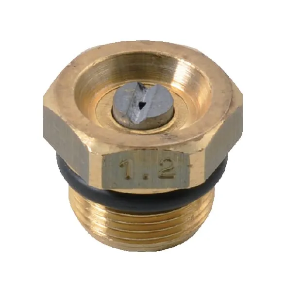 Pl.postř.tryska Ø 1,2mm mosaz