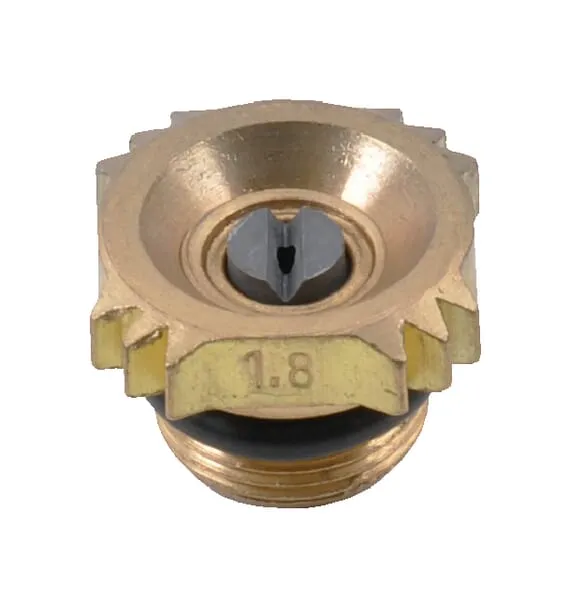 Pl.postř.tryska Ø 1,8mm mosaz